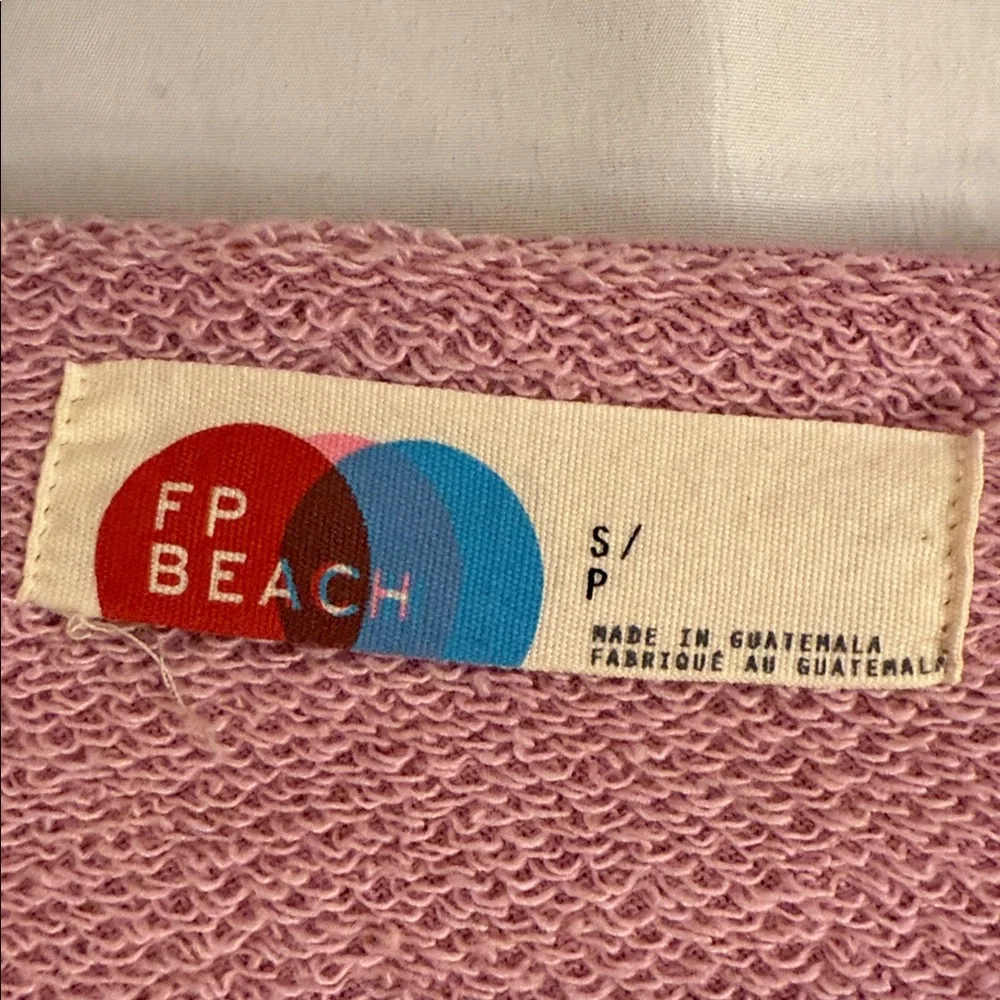 FP Beach by Free People Pink Hoodie Pullover – Size Small - Picture 5 of 9